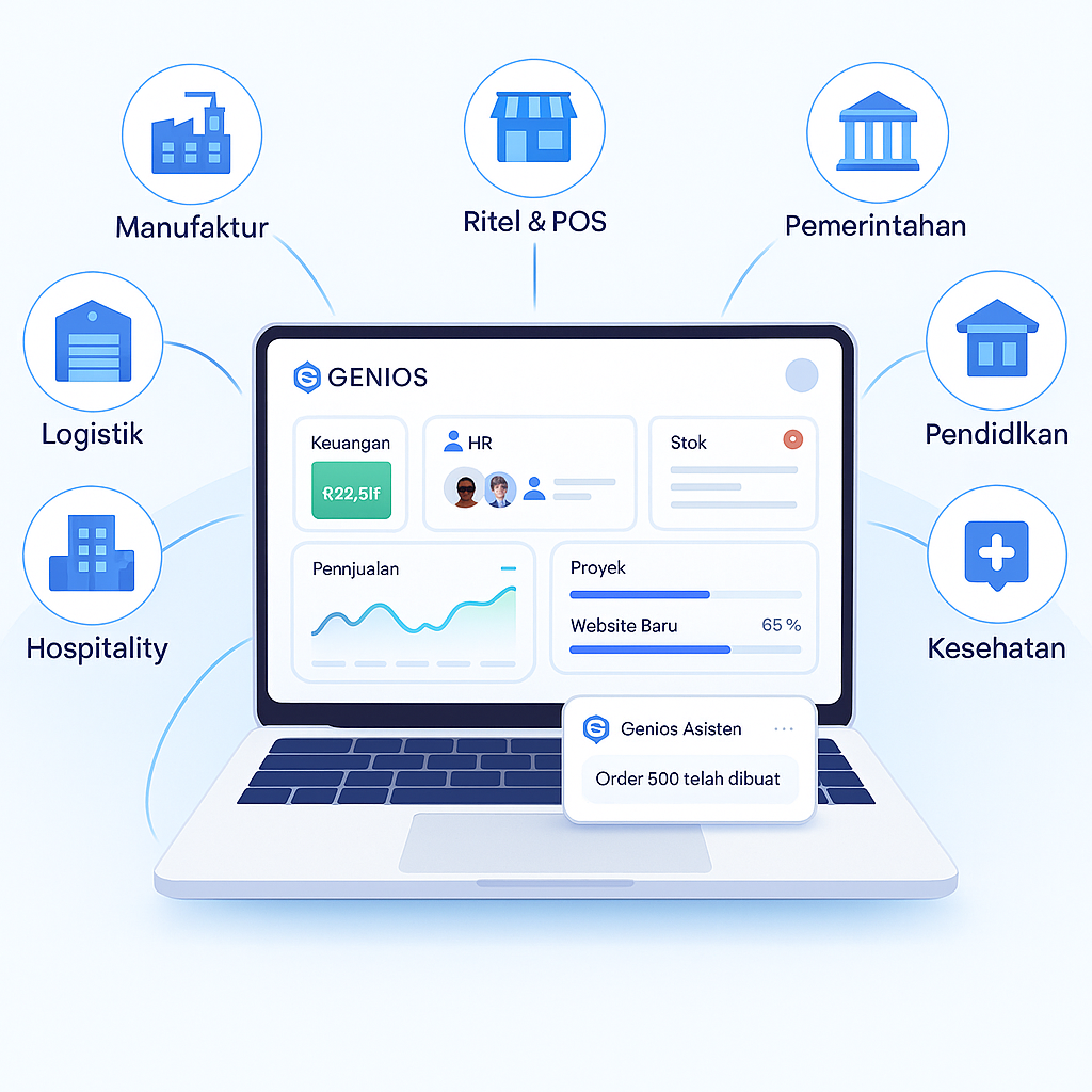 Genios — satu platform untuk menjalankan seluruh bisnis